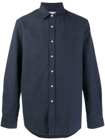 Portuguese Flannel Slim-fit Flannel Shirt - Blue
