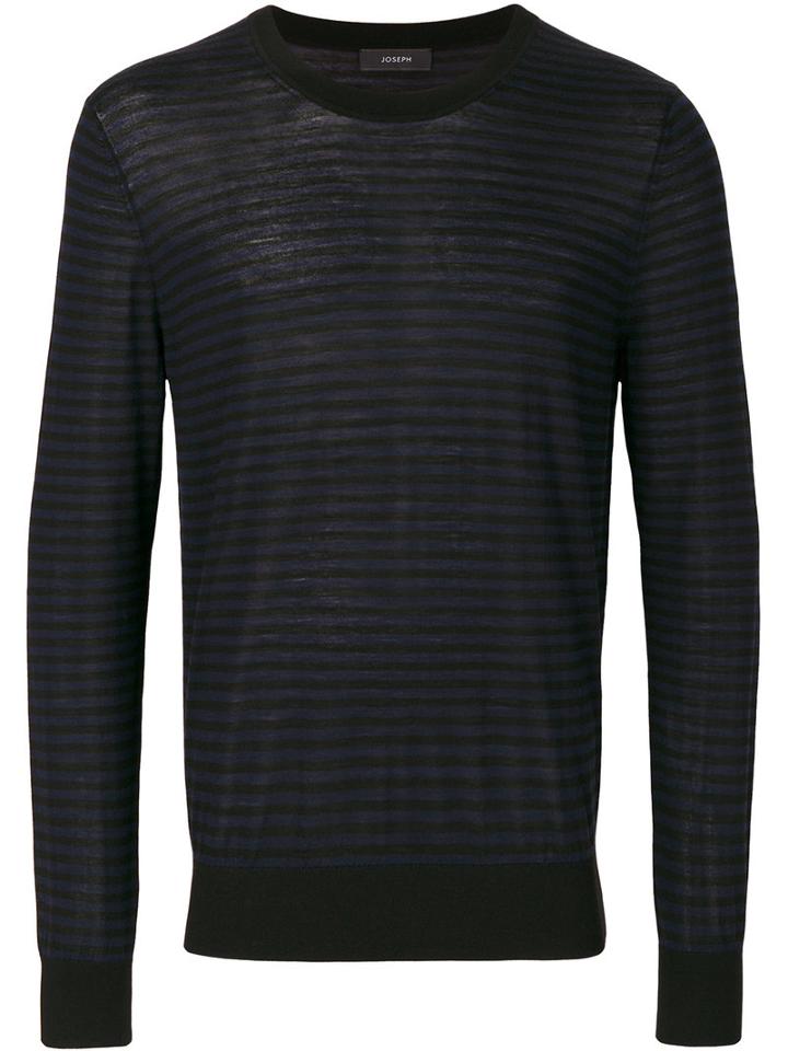 Joseph - Striped Jumper - Men - Merino - Xl, Black, Merino