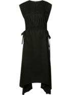 Derek Lam Drawstring Dress, Women's, Size: 46, Black, Cotton/spandex/elastane
