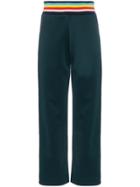 Mira Mikati Multicoloured Waistband Track Trousers - Green