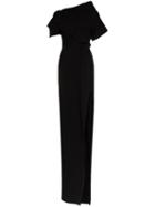 Rick Owens Ruffled Asymmetric Gown - Black