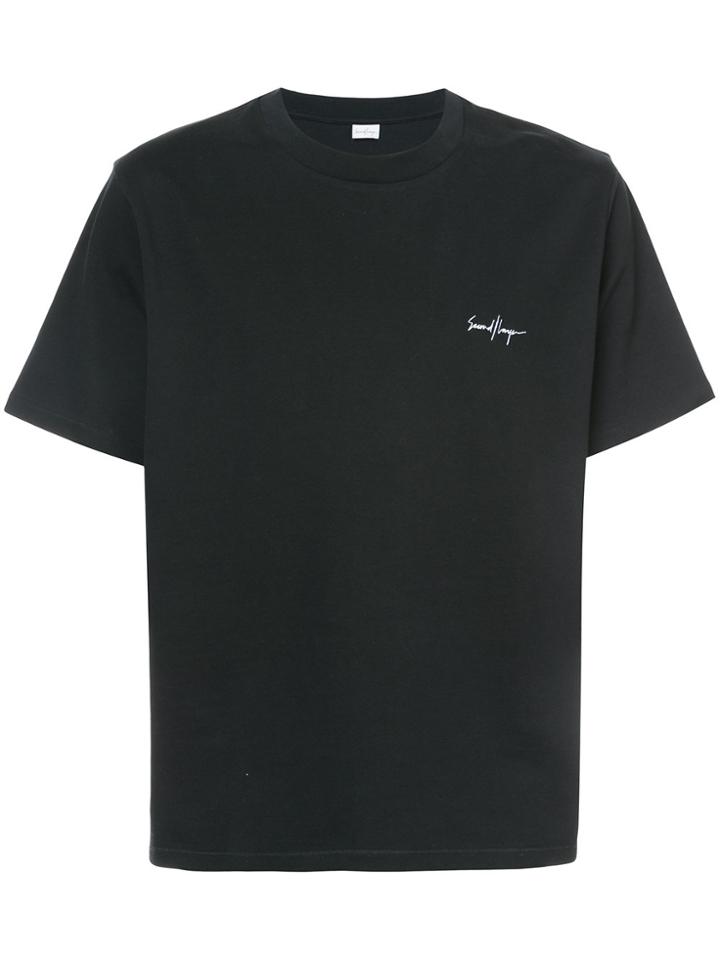 Second/layer Structured Cropped T-shirt - Black