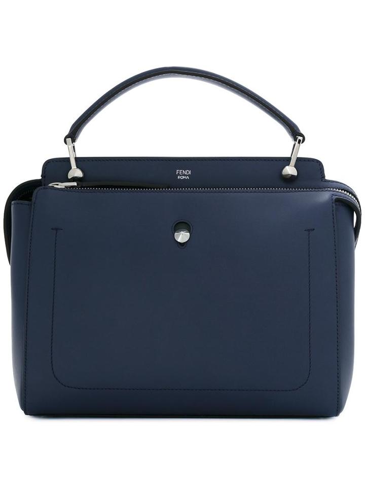 Fendi Dot.com, Women's, Blue, Calf Leather