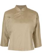 Comme Des Garçons Pre-owned Mock Collar Envelope Blouse - Neutrals