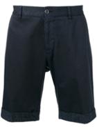 Etro Embroidered Tailored Shorts, Men's, Size: 48, Blue, Cotton/spandex/elastane
