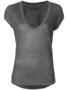 Zadig & Voltaire V-neck T-shirt - Grey