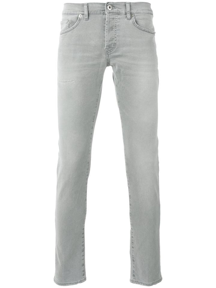 Dondup Skinny Jeans, Men's, Size: 36/34, Grey, Cotton/spandex/elastane/polyester