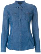 Emporio Armani Slim-fit Denim Shirt - Blue