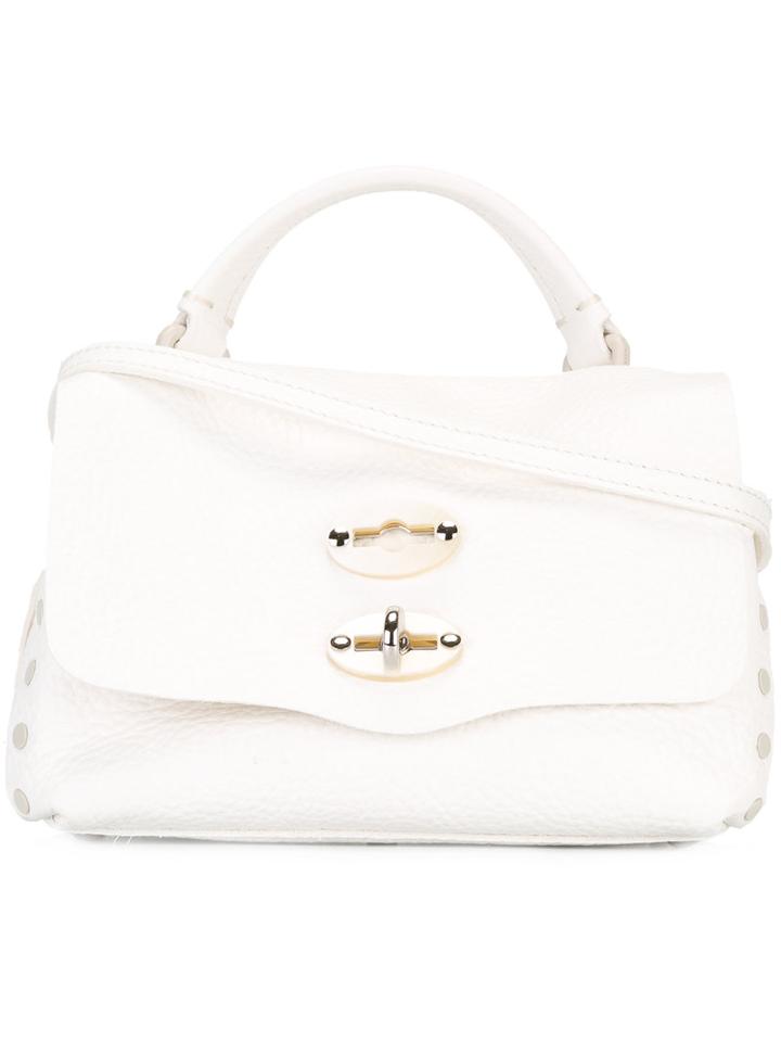 Zanellato Baby Pura Cross Body Bag, Women's, White, Leather/brass