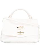 Zanellato Baby Pura Cross Body Bag, Women's, White, Leather/brass