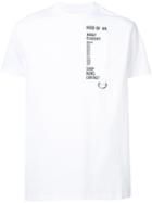 Hood By Air Archive Patch T-shirt, Men's, Size: Medium, White, Cotton