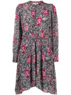Isabel Marant Étoile Floral-print Dress - Black