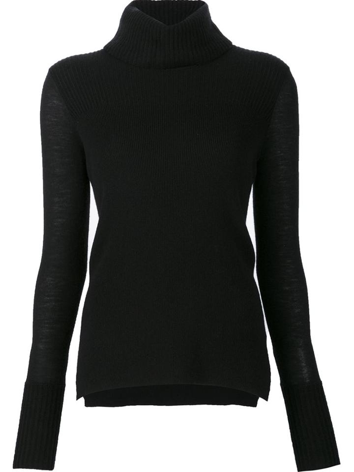 Veronica Beard Turtle Neck Jumper, Women's, Size: Medium, Black, Cashmere