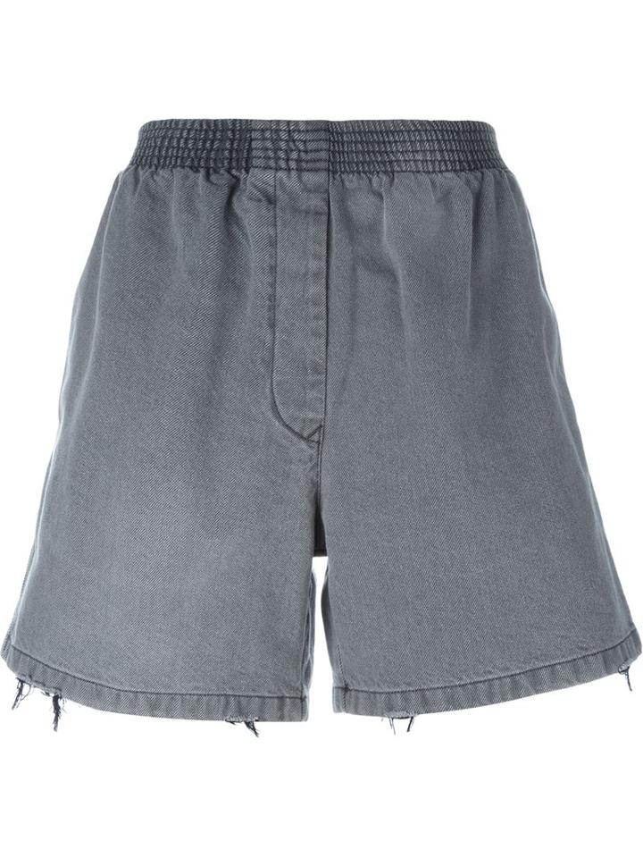 Mm6 Maison Margiela Oversized Denim Shorts
