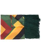 F.r.s For Restless Sleepers Tassel Trim Scarf - Green