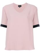 Giorgio Armani Silk Top - Pink & Purple