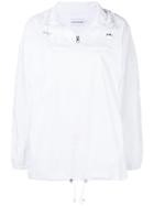 Ck Jeans Logo Print Raincoat - White