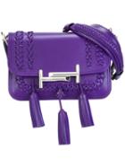 Tod's Double T Shoulder Bag, Women's, Pink/purple