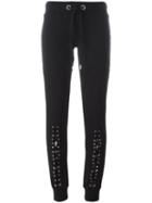 Philipp Plein 'fauno' Track Pants, Women's, Size: Large, Black, Cotton