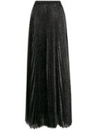 Philosophy Di Lorenzo Serafini Glitter Detail Pleated Skirt - Black