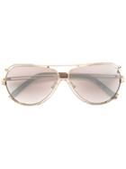 Chloé Eyewear 'isadora' Sunglasses - Metallic