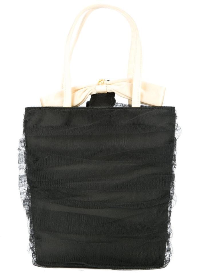 Fendi Pre-owned Fendi Mesh Hand Bag - Black