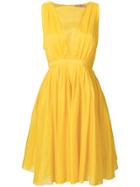 No21 Full Skirt Sundress - Yellow & Orange