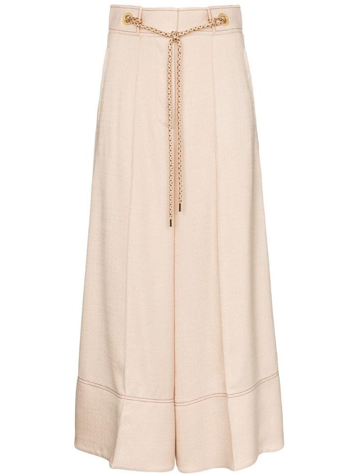 Peter Pilotto Wide-leg Tailored Culottes - Neutrals