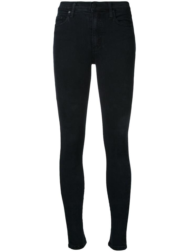 Nobody Denim Cult Skinny Velvet, Women's, Size: 28, Black, Cotton/elastodiene/polyester/viscose
