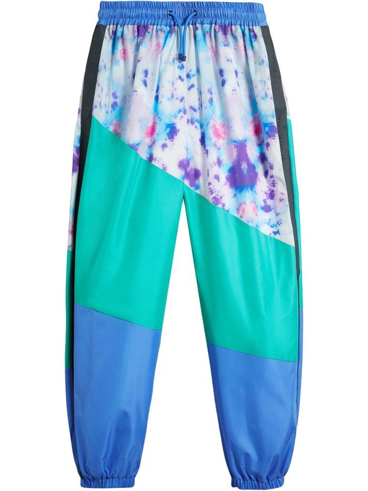 Burberry Tie-dye Silk Shell Suit Pants - Blue