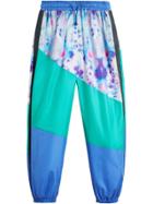 Burberry Tie-dye Silk Shell Suit Pants - Blue