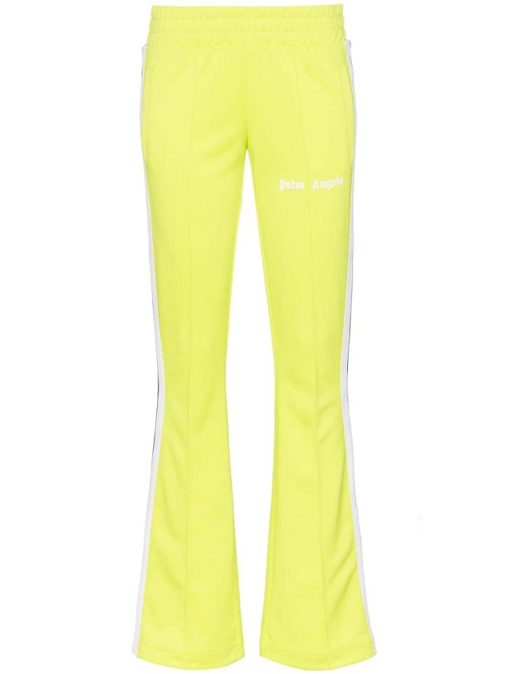 Palm Angels Striped Side Track Pants - Green