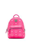 Mcm Mini Stark Backpack - Pink