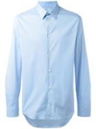 Balenciaga Plain Shirt, Men's, Size: 41, Blue, Cotton/polyamide/spandex/elastane