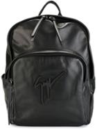 Giuseppe Zanotti Design Signature Backpack, Black, Leather