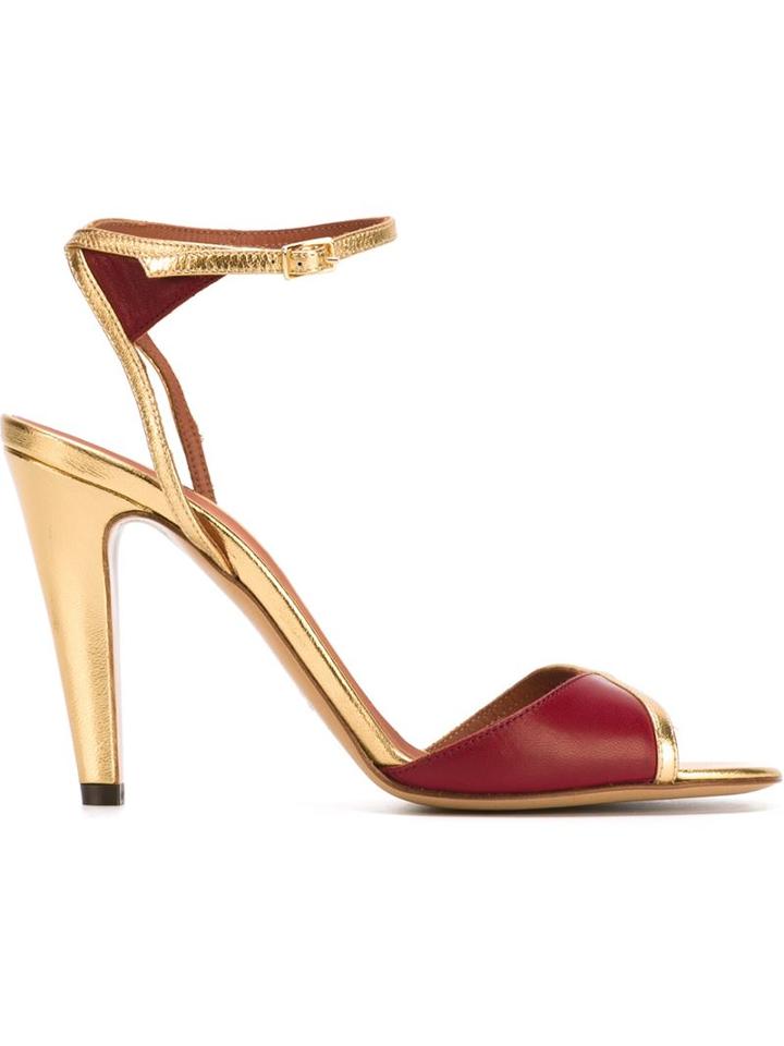 Michel Vivien Heeled Ankle Strap Sandals