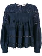 Circus Hotel Lace Detail Bodysuit - Multicolour