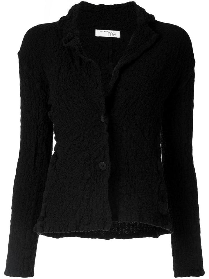 Issey Miyake Cauliflower Single-breasted Cauliflower Jacket - Black