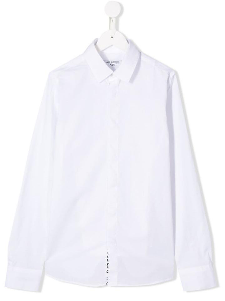Neil Barrett Kids Classic Shirt - White