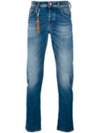 7 For All Mankind Slim-fit Jeans, Men's, Size: 32, Blue, Cotton/polyester/spandex/elastane