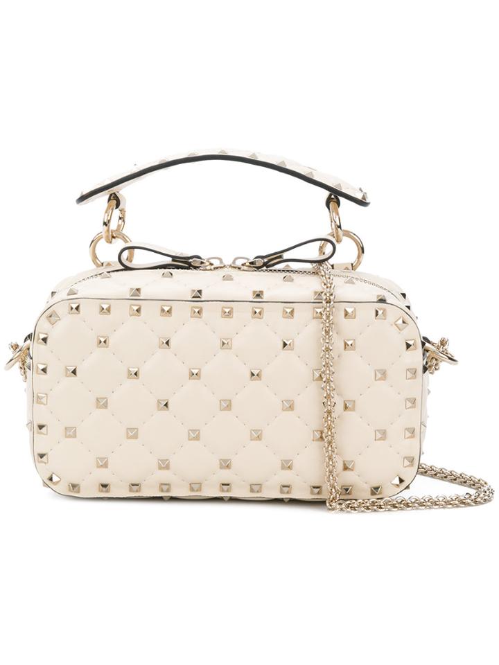 Valentino Valentino Garavani Rockstud Spike Camera Bag - Nude &