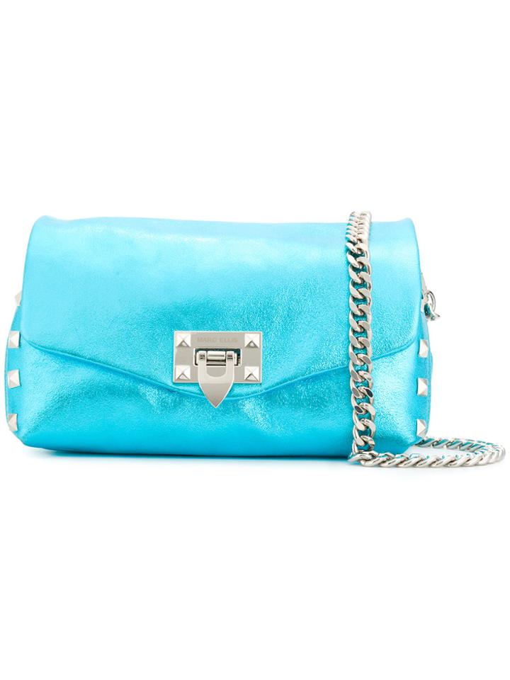 Marc Ellis Metallic Audrey Bag - Blue