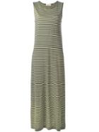 Jucca - Striped Maxi Dress - Women - Cotton - M, White, Cotton