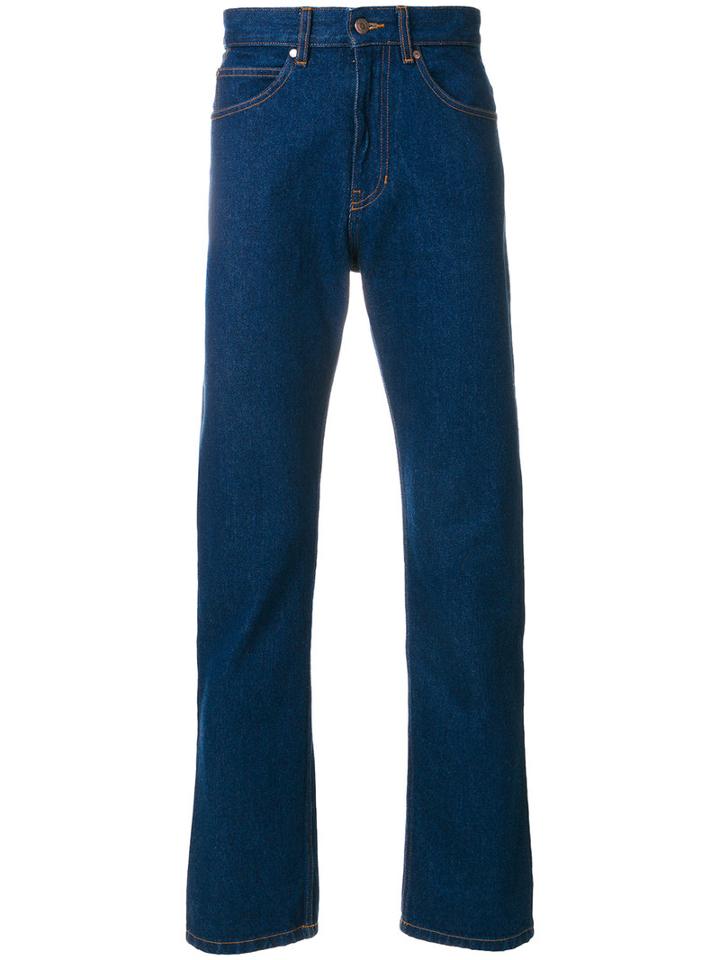 Ami Alexandre Mattiussi - High Waist 5 Pocket Jeans - Men - Cotton - 29, Blue, Cotton