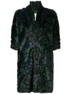 Stephan Schneider Wet Faux Fur Coat - Black