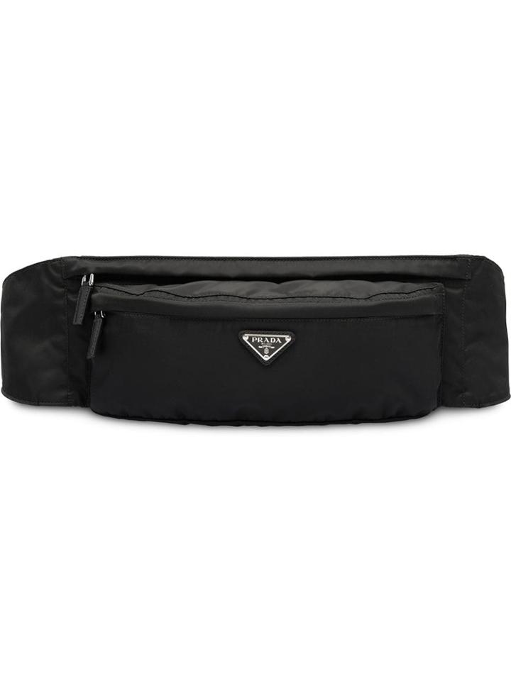 Prada Black Nylon Belt Bag