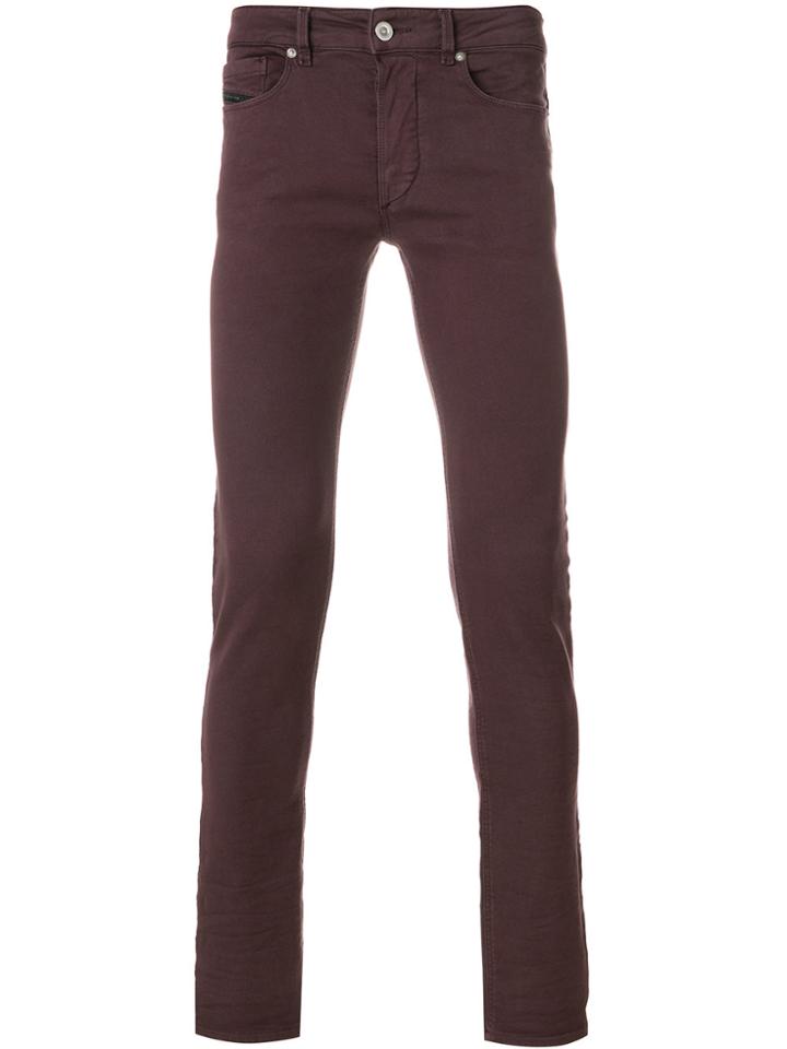 Diesel Black Gold Skinny Jeans - Pink & Purple