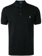 Polo Ralph Lauren - Logo Embroidered Polo Shirt - Men - Cotton/spandex/elastane - Xl, Black, Cotton/spandex/elastane