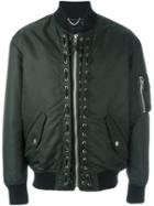 Diesel Black Gold 'jedo' Bomber Jacket, Men's, Size: 50, Green, Cotton/polyamide/polyester/spandex/elastane