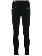 Versace Jeans Couture Metallic Buckle Trousers - Black